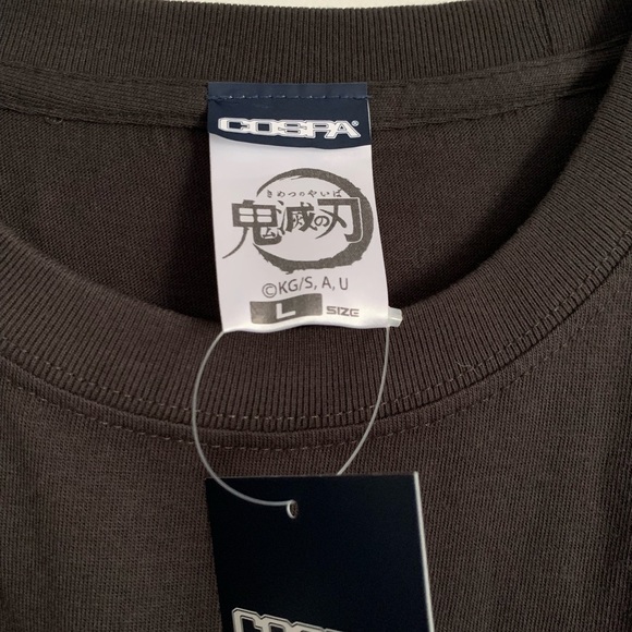 Demon Slayer Inosuke Hashibira Boar Head Anime Band T Shirt Size Large. - Picture 2 of 3